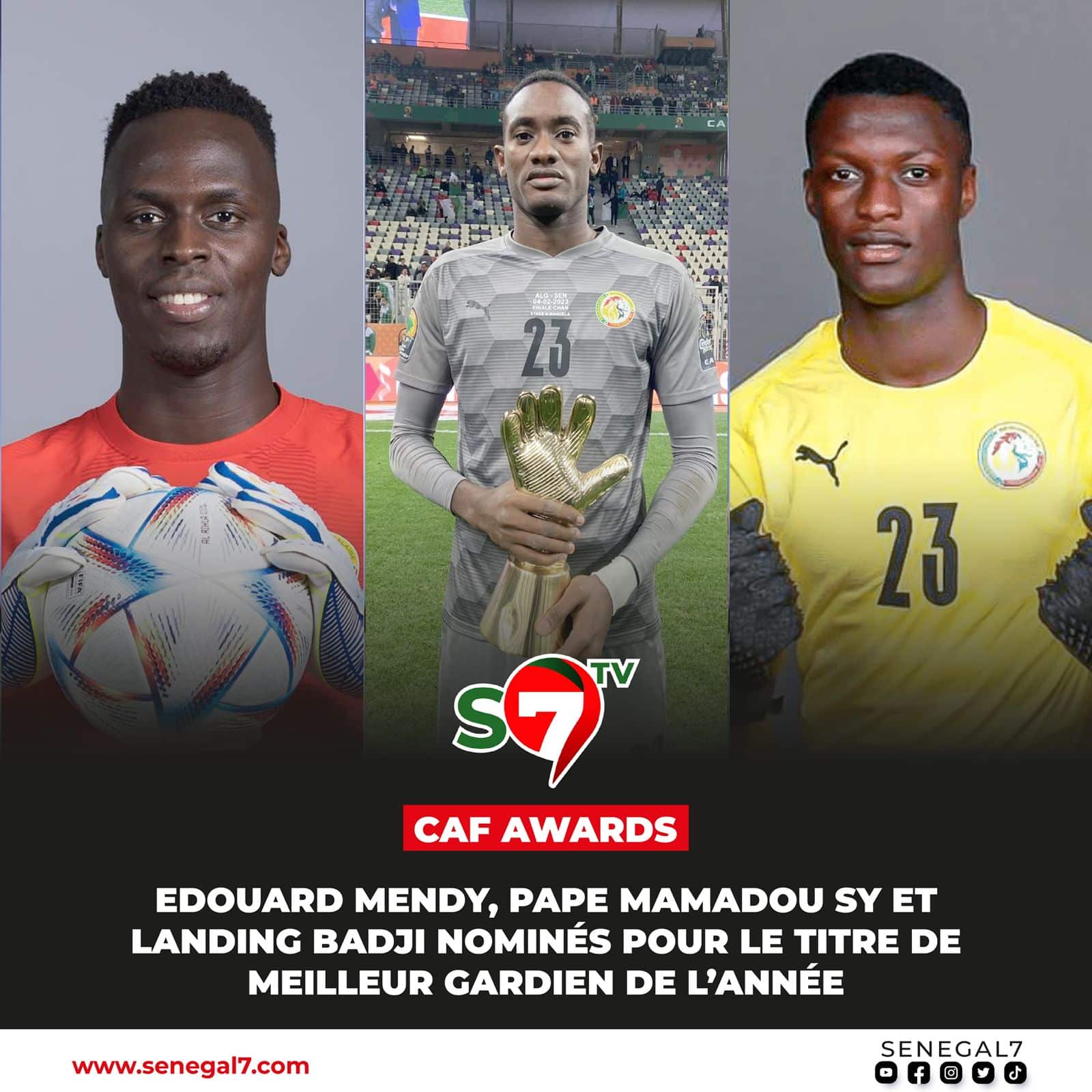 Caf Awards 2023 : Qui succèdera Édouard Mendy pour le titre de meilleur gardien de l’année