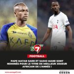 CAF AWARDS 2023 : QUI POUR SUCCÉDER À PAPE MATAR SARR POUR LE TITRE DE MEILLEUR JEUNE JOUEUR DE L’ANNÉE