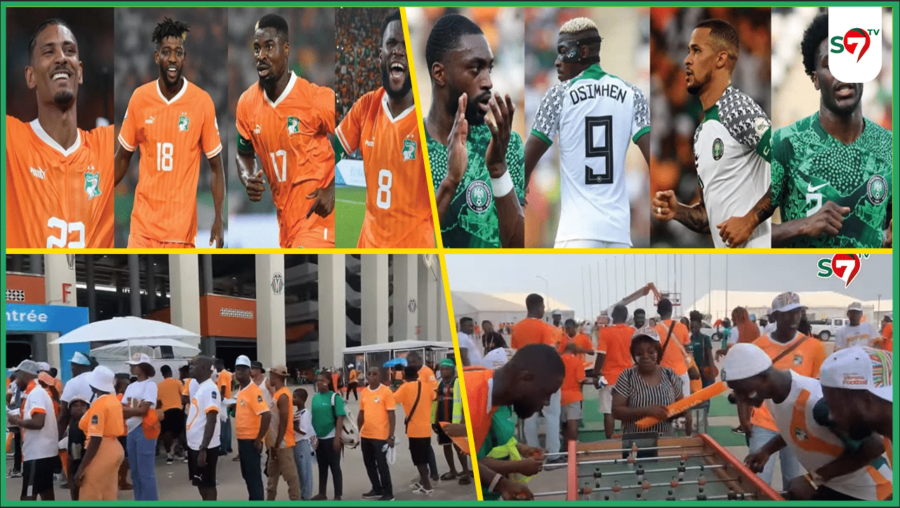 (Vidéo) Finale Nigeria vs Côte d’Ivoire :L’ambiance promet d’être incandescente ce soir au stade