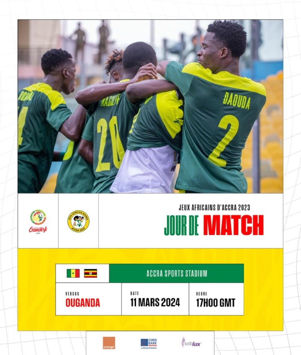 Jeux Africains 2024 -Sénégal vs Ouganda : Le choc pour le trône du groupe B