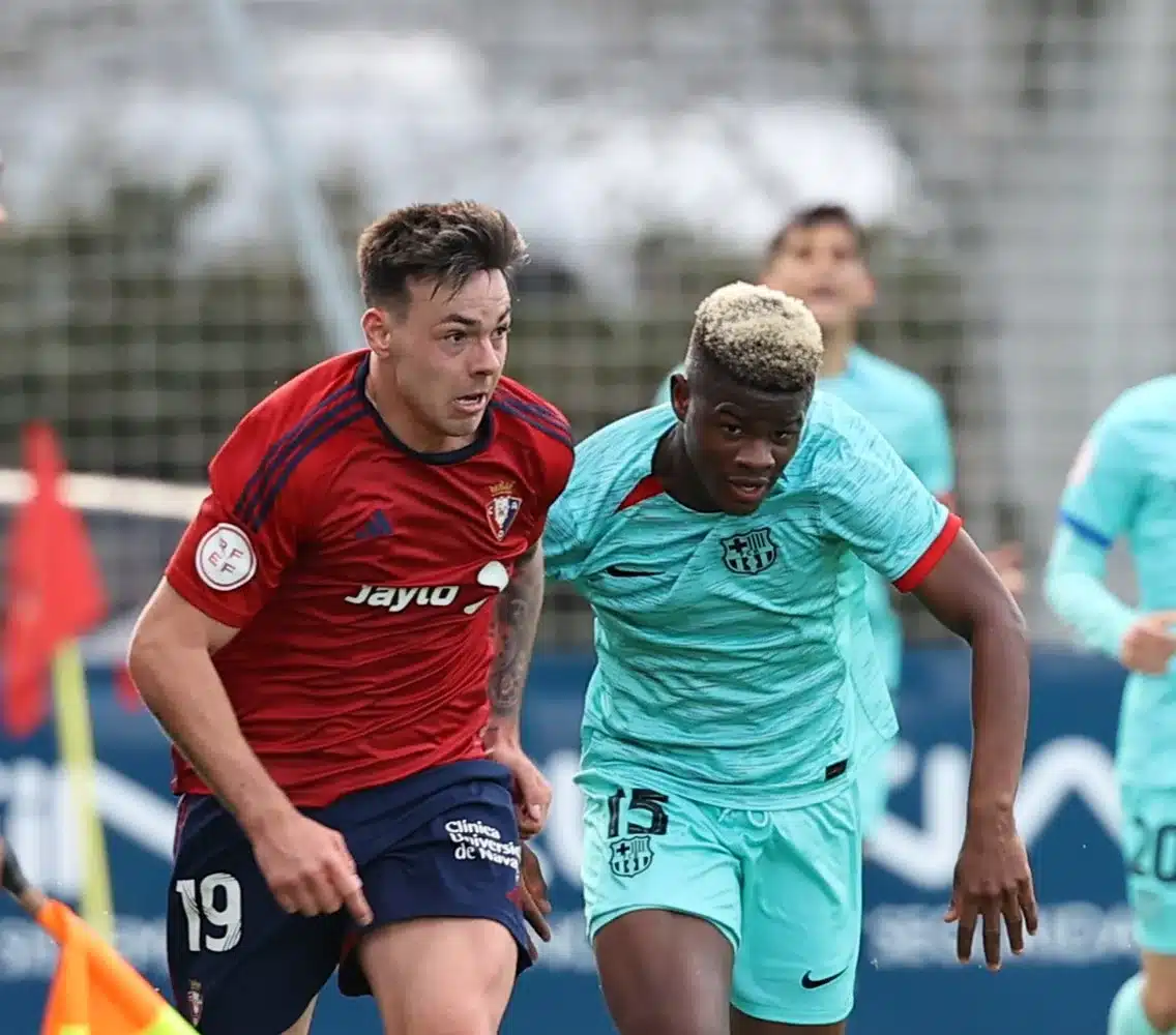 Primera RFEF : Le Barça Atlètic renverse Osasuna B grâce à un brillant Mikayil Faye