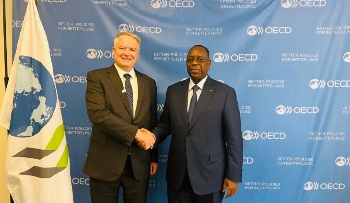 États-Unis : L'ex président Macky Sall s'est entretenu avec le SG de l'OCDE, Mathias Corman