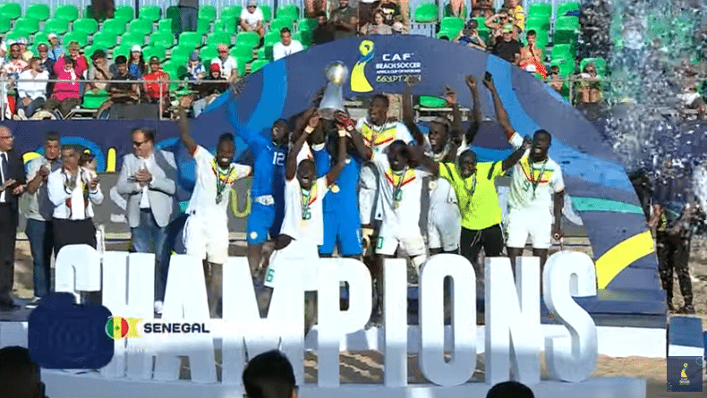 Can Beach : Le Sénégal champion d'Afrique pour la 8e fois après sa victoire sur la Mauritanie